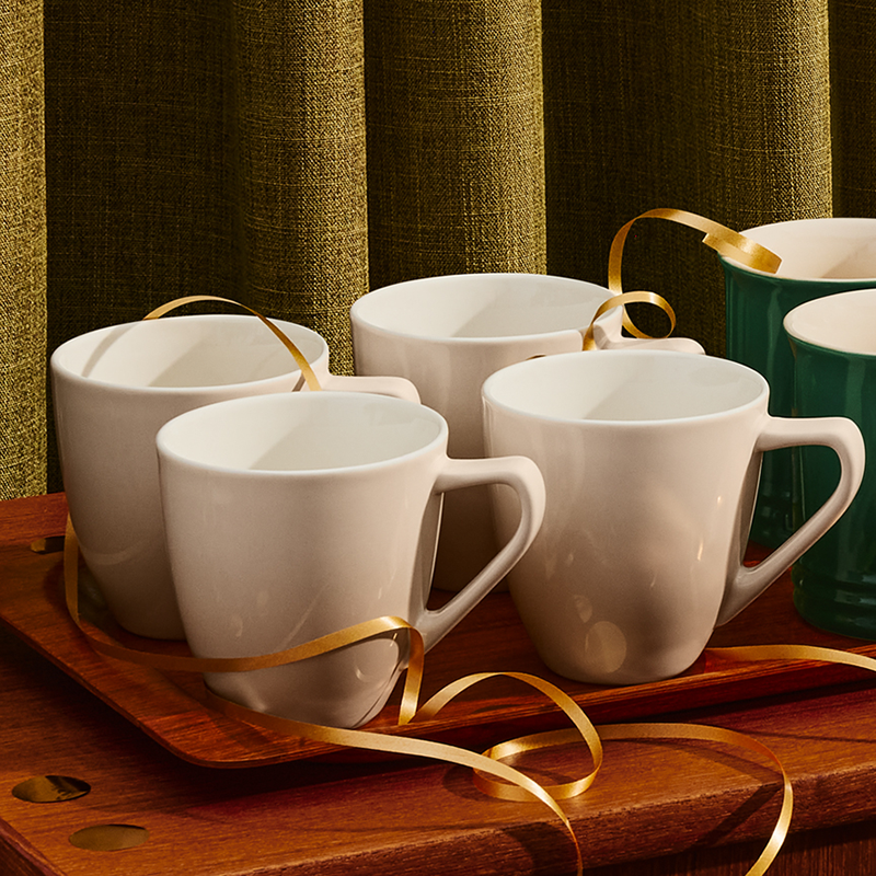 Tasses minimalistes (ensemble de quatre)